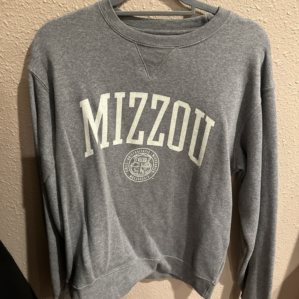 Gray Mizzou Sweatshirt
